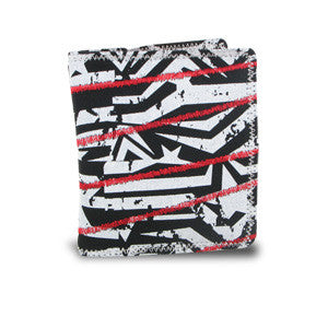 Amplify Punk Rock Bi-fold Wallet (Black/White/Red)