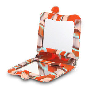 Candy Store Purse Mirror - Spumoni Swirl