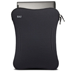 BUILT 17 Plus Neoprene Laptop WideScreen Zippered Sleeve (Black)