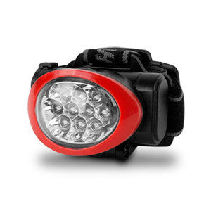 Camelion Ultra Bright 10 LED Headlamp (Black/Red)