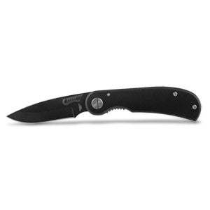 Compact Pocket Knife - Stainless Steel Blade (Black)