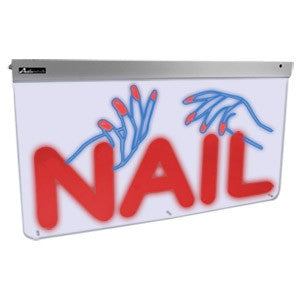 Actiontek Acrylic LED Sign - Nail