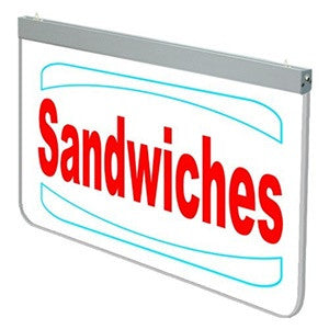 Actiontek Acrylic LED Sign - Sandwiches